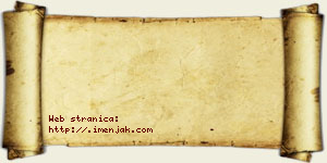 Una Momčilović vizit kartica